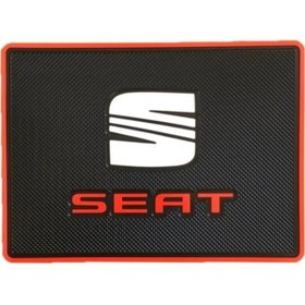 Resim FSSHOP Stticaret Seat Kaydırmaz Torpido Pedi - Seat Logolu Kaydırmaz Ped 