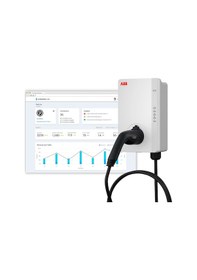 Resim Abb Terra AC 22 KW Kablosuz Duvar Tipi Elektrikli Araç Şarj İstasyonu 