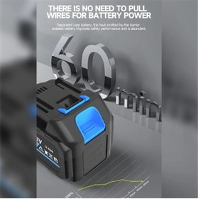 Resim UralTeknik MDHL 8109 Fırçasız Motorlu Taşınabilir Şarjlı Basınçlı Araç Yıkama Makinesi Bahçe İlaçlama Makinesi 