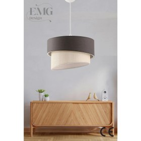 Resim Manolya Modern Kumaş Başlıklı 2 Katlı Yatak Odası Çocuk Odası Salon Mutfak Hol Avize 