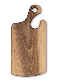 Resim Yekpare Masif Ahşap Sunum Tahtası Kesme Tahtası Ceviz Medium 1 