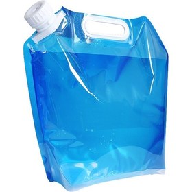 Resim Katlanabilir Outdoor Kamp Piknik Su Bidonu 10 Litre Beyaz 