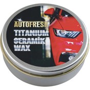 Resim AutoFresh TİTANYUM SERAMİK Uyumlu WAX ARAÇ PARLATICI CANUABA WAX 175 GRAM BEZ VE SÜNGER HEDİYELİ 