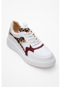 Resim Luvi Shoes Aere Beyaz Desenli Kadın Spor Ayakkabı Beyaz 