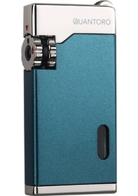 Resim Quantoro Çift Torch Pürmüz Yeşil Metal Puro Çakmağı 54785816 
