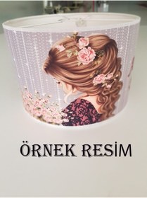 Resim EVSEHOMES Müzik Dinleyen Kız Çocuk Avizesi 