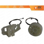 Resim Renault Scenic MK2 2003-2009 İçin Arka Sağ Cam Kriko Tamir Seti 