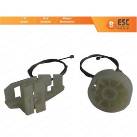 Resim Renault Scenic MK2 2003-2009 İçin Arka Sağ Cam Kriko Tamir Seti 
