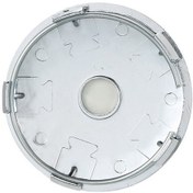 Resim Fortunelane 56mm Abs Gümüş Tekerlek Merkezi Kapakları, 4 Adet Set 