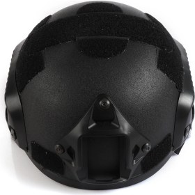 Resim Kordak Asker Kolisi Siyah Koruyucu Başlık Miğfer Askeri Airsoft Paintball Kask 