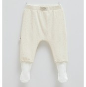 Resim Soft Colour Patikli Bebek Pantolon Ekru 