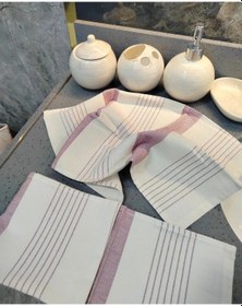 Resim Vıen 2'li Kurulama Bezi Seti Bordo 30x50 