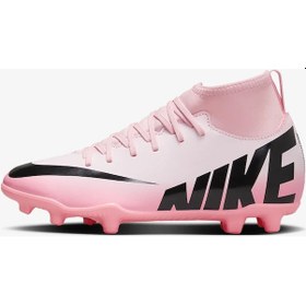 Resim Nıke Jr. Mercurial Superfly 9 Club Çocuk Kramponu Dar Kalıp Dj5959-601 Pembe 