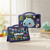 Resim 5g Wifi Android 13 Çocuk Tableti – Ön & Arka Kameralı, Eğitim ve Oyun Için Kılıflı Tablet Yeşil 