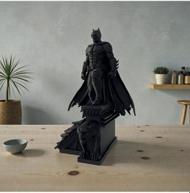 Resim Yarasa Figürlü Gece Kahramanı Koleksiyonluk Dekoratif Heykel 20x13x13 