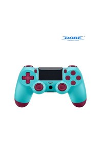Resim Ps4-pc-android Box-android-Apple Uyumlu iOS Telefon Tablet Titreşimli Bluetooth Oyun Kolu Turkuaz 