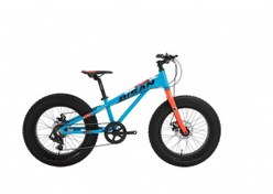 Resim Bisan Limit 20 Çocuk Bisikleti Fat Bike (Mavi Turuncu) 