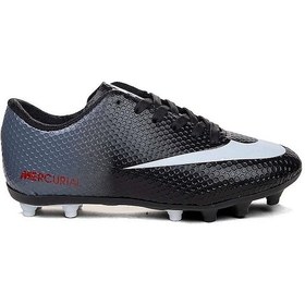 Resim Hkursat Wlk Siyah Beyaz Krampon Erkek Futbol Ayakkabı Siyah - Beyaz 