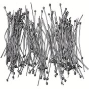 Resim 400 adet 30mm Paslanmaz Çelik Yuvarlak Burunlu İğneler - Yüksek Tarnişe Dayanıklı, Bükülebilir ve Kesilebilir, Kendin Yap Takı Yapımı için İdeal (Kolyeler, Bilezikler, Küpeler) El Sanatları Malzemeleri, Takı Yapımı Malzemeleri | Paslanmaz Çelik İğneler | Dayanıklı El Sanatları Araçları, Takı Yapımı Araçları 