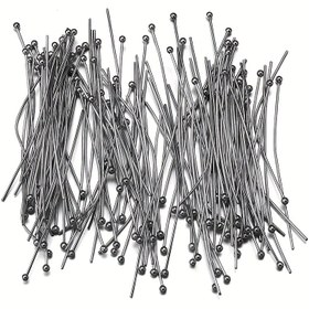 Resim 400 adet 30mm Paslanmaz Çelik Yuvarlak Burunlu İğneler - Yüksek Tarnişe Dayanıklı, Bükülebilir ve Kesilebilir, Kendin Yap Takı Yapımı için İdeal (Kolyeler, Bilezikler, Küpeler) El Sanatları Malzemeleri, Takı Yapımı Malzemeleri | Paslanmaz Çelik İğneler | Dayanıklı El Sanatları Araçları, Takı Yapımı Araçları 