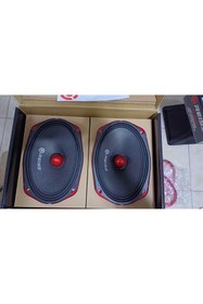 Resim REISS AUDIO Rs-m6ufo Çifti 750wat 300w Rms Premimum Seri 16 Cm Oto Midrange Hoparlör Metal Kapaklı 