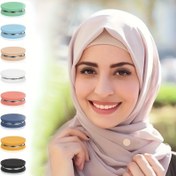 Resim 4 Adet Ramadan Özel Manyetik Şal Klipsi, Düz Stil Macaron Renkleri Elektrokaplama Kombinasyonu, Minimalist Kullanışlı Pratik Kullanışlı Aksesuarlar 