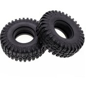 Resim Geeroyoo 1/10 Rc Araç Lastikleri 4 Adet, Kauçuk , 113x39x46mm, Scx10 Iıı/90046/cc01/d90/d110 Uyumlu 