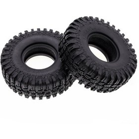 Resim Geeroyoo 1/10 Rc Araç Lastikleri 4 Adet, Kauçuk , 113x39x46mm, Scx10 Iıı/90046/cc01/d90/d110 Uyumlu 