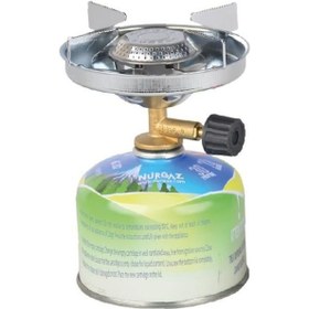 Resim Nurgaz Troya Kamp Ocak 230 Gr Kartuşlu Gri 