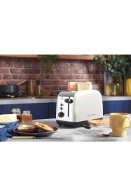 Resim Russell Hobbs Ekmek Kızartma Makinesi [2 Dilim Için] Colours Plus Inox Krem (Ekstra Geniş Yuvalar, 6 