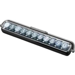 Resim Al Green Araç Geçici Park Telefon Numarası Plakası TL001 Mavi Hareketli Araç Plakası (Yurt Dışından) 