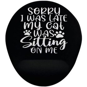 Resim Sorry Oval Bilek Destekli Mouse Pad Mousepad 