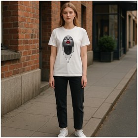 Resim classy moda Unisex Oversize Eşofman Takımı Kısa Kollu T-shirt Rahat Kalıp Günlük Spor Yazlık 