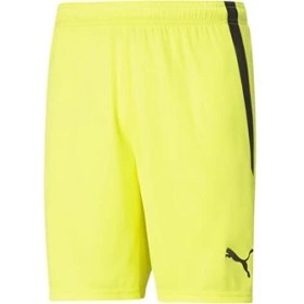 Resim Puma Teamliga Shorts Erkek Futbol Şortu 70492442 Sarı 