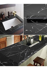 Resim CNGZSHOP Mermer Desenli Mutfak Tezgahı Masa Dolap Içi Kaplama Kağıdı (5 Metre) 