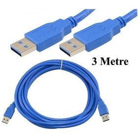 Resim Usb 3.0 A Erkek / Usb 3.0 A Erkek Kablo - 3 Metre 