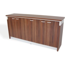 Resim VENA Pınar Ofis Masa Takımı Erik-beyaz (MASA SEHPA ETEJER KESON DOLAP) 