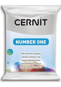 Resim Cernit Polimer Kil Seramik Hamuru Number One 56gr 150 Gris 
