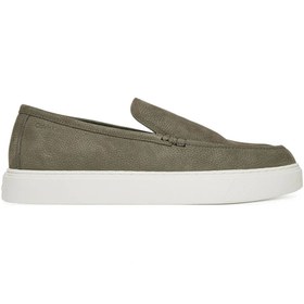 Resim Calvin Klein Hibrit Nubuk Makosen Erkek Haki Loafer HM0HM01902-MTB 
