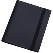 Resim 3 İnç Elastik Düz Renkli Fotoğraf Albümü Büyük Kapasiteli Fotoğraf Yıldızı Kartı Depolama Kitabı, Dahili Kağıt Sayfalarının Sayısı: 3 İnç 160 Siyah 