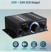 Resim Globalbloom Ak 170 Mini Araç Ses Güçlendirici 12v 20w Hoparlör Mp3 Ev Araba Motor Ses Sistemi 