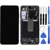 Resim Te Samsung Uyumlu S23 S911 Uyumlu Çıtalı Oled Lcd Ekran Siyah + Tamir Seti 