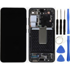 Resim Te Samsung Uyumlu S23 S911 Uyumlu Çıtalı Oled Lcd Ekran Siyah + Tamir Seti 