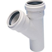 Resim Hakan PVC Tek Çatal 45° 110 x 75 mm 