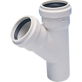 Resim Hakan PVC Tek Çatal 45° 110 x 75 mm 
