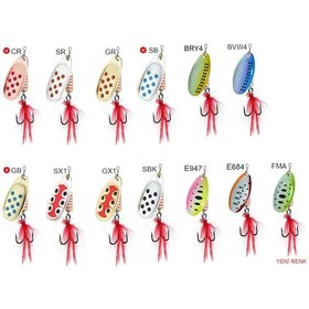 Resim Lucky John Spin X Round 8gr No:3 Döner Kaşık Bry4 