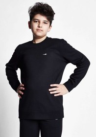 Resim Lescon Siyah Çocuk Sweatshirt 21S-3228-21N 