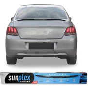 Resim SUNPLEX Peugeot 301 Bagaj Üstü Spoiler Bagaj Çıtası Piano Black 