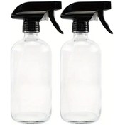 Resim Tianchishop 2li Paket Şeffaf 16oz Ağır Kimyasal Püskürtme Şişesi Sprey Başlıklı 