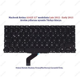 Resim MacBook Uyumlu Retina 13Inch A1425 Klavye Tuş Takımı Tr Türkçe Klavye A1425 